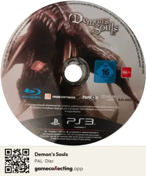 Demon's Souls PlayStation 3, PAL disc