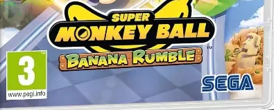 Super Monkey Ball Banana Rumble, the PEGI square on its front
