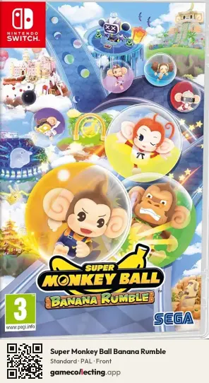 Super Monkey Ball Banana Rumble Nintendo Switch, PAL box front