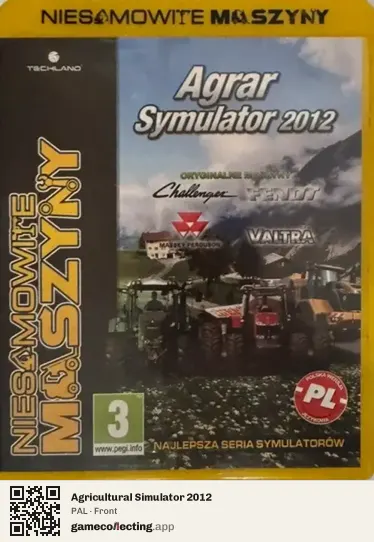 Agricultural Simulator 2012 Computer, PAL box front