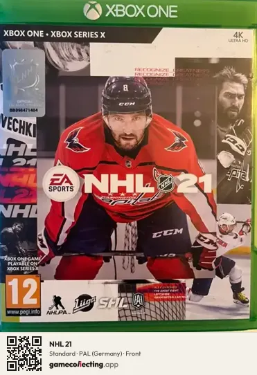 NHL 21 Xbox One, Germany box front