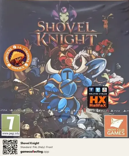 Shovel Knight PlayStation 4, Italy box front