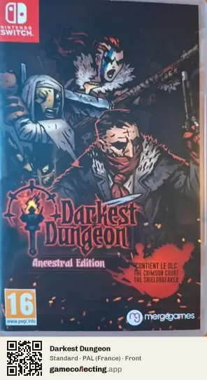 Darkest Dungeon Nintendo Switch, France box front