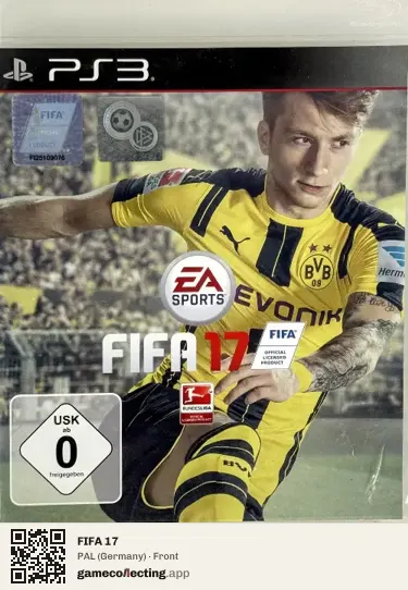 FIFA 17 PlayStation 3, Germany box front