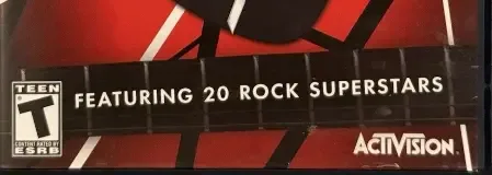 Guitar Hero: Van Halen, the ESRB box on its front