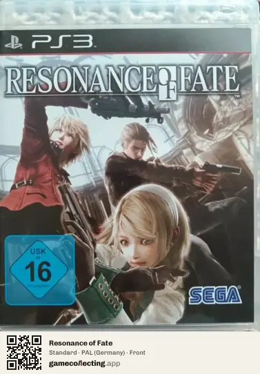 Resonance of Fate PlayStation 3, Germany box front