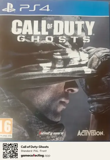 Call of Duty: Ghosts PlayStation 4, PAL box front