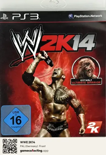 WWE 2K14 PlayStation 3, Germany box front