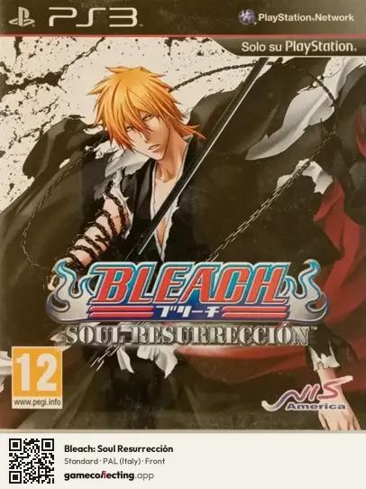 Bleach: Soul Resurrección PlayStation 3, Italy box front