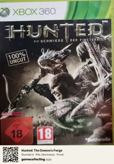Hunted: The Demon's Forge Xbox 360, Germany box front
