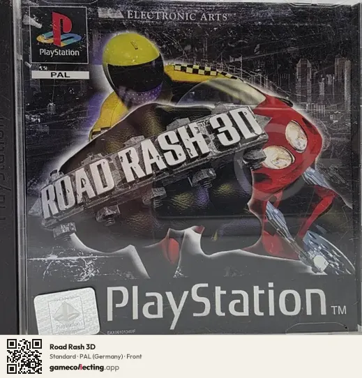 Road Rash 3D PlayStation, Germany box front