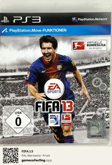 FIFA 13 PlayStation 3, Germany box front