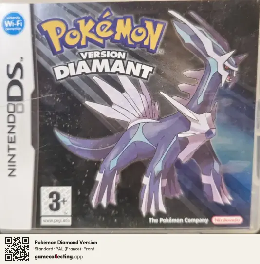 Pokémon Diamond Version Nintendo DS, France box front