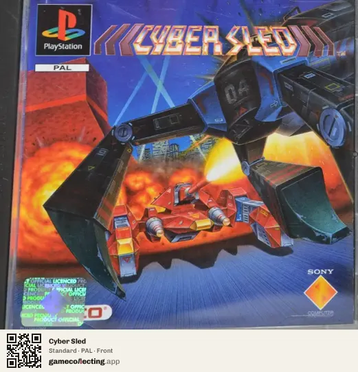 Cyber Sled PlayStation, PAL box front
