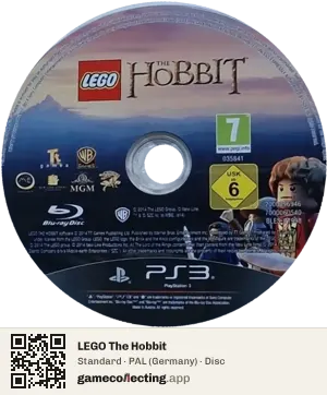 LEGO The Hobbit PlayStation 3, PAL disc