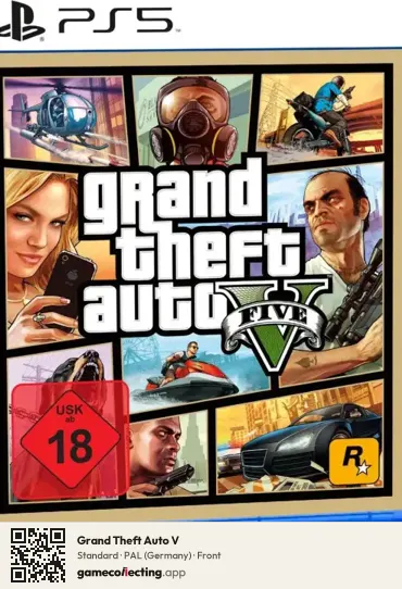 Grand Theft Auto V PlayStation 5, Germany box front