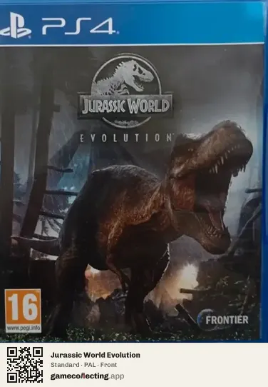 Jurassic World Evolution PlayStation 4, PAL box front