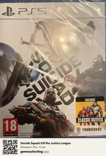 Suicide Squad: Kill the Justice League PlayStation 5, PAL box front