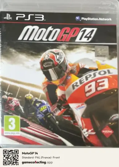 MotoGP 14 PlayStation 3, France box front