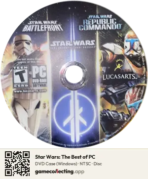 Star Wars: The Best of PC Computer, NTSC disc