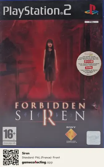 Siren PlayStation 2, France box front