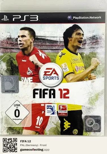 FIFA 12 PlayStation 3, Germany box front