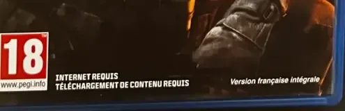 Call of Duty: Black Ops 6, the PEGI square on its front