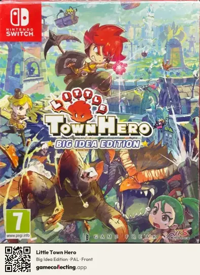 Little Town Hero Nintendo Switch, PAL box front