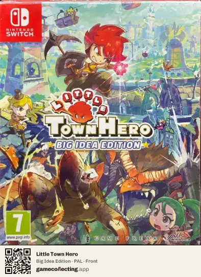 Little Town Hero Nintendo Switch, PAL box front