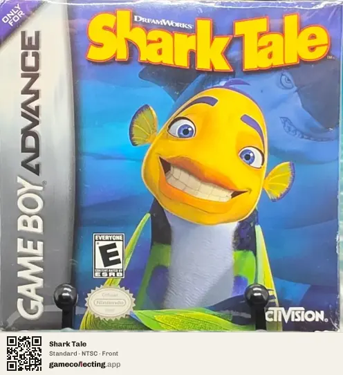 Shark Tale Game Boy Advance, NTSC box front