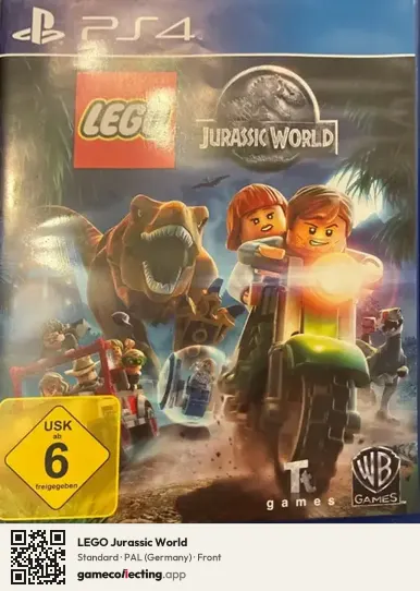 LEGO Jurassic World PlayStation 4, Germany box front