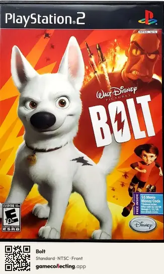 Bolt PlayStation 2, NTSC box front