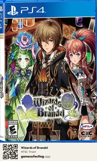 Wizards of Brandel PlayStation 4, NTSC box front