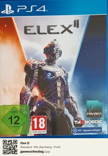 Elex II PlayStation 4, Germany box front