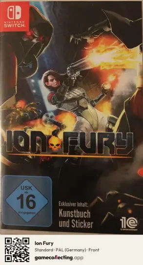 Ion Fury Nintendo Switch, Germany box front
