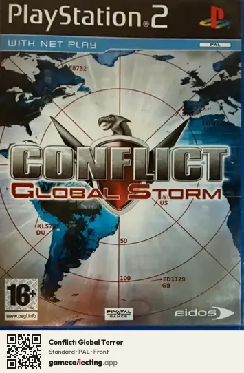 Conflict: Global Terror PlayStation 2, PAL box front