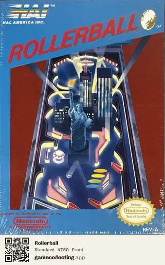 Rollerball Nintendo Entertainment System, NTSC box front
