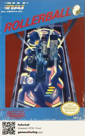 Rollerball Nintendo Entertainment System, NTSC box front