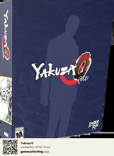 Yakuza 0 PlayStation 4, NTSC box front