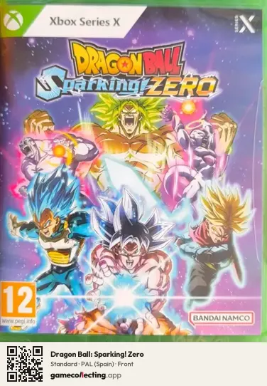 Dragon Ball: Sparking! Zero Xbox Series X, Spain box front