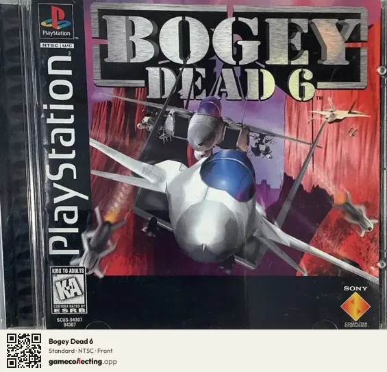 Bogey Dead 6 PlayStation, NTSC box front