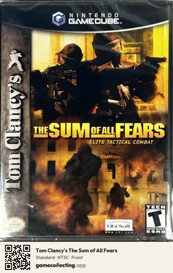 Tom Clancy's The Sum of All Fears Nintendo GameCube, NTSC box front