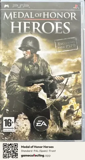 Medal of Honor Heroes PlayStation Portable, Spain box front