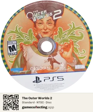 The Outer Worlds 2 PlayStation 5, NTSC disc