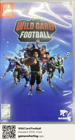 Wild Card Football Nintendo Switch, NTSC box front