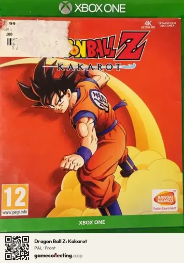 Dragon Ball Z: Kakarot Xbox One, PAL box front