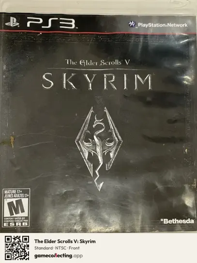 The Elder Scrolls V: Skyrim PlayStation 3, NTSC box front