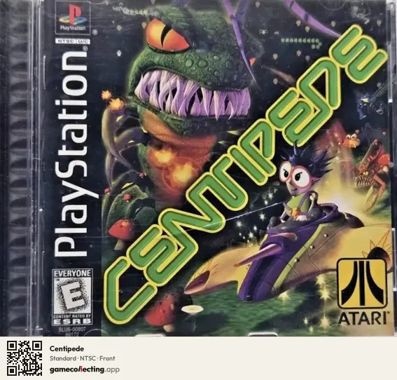 Centipede PlayStation, NTSC box front
