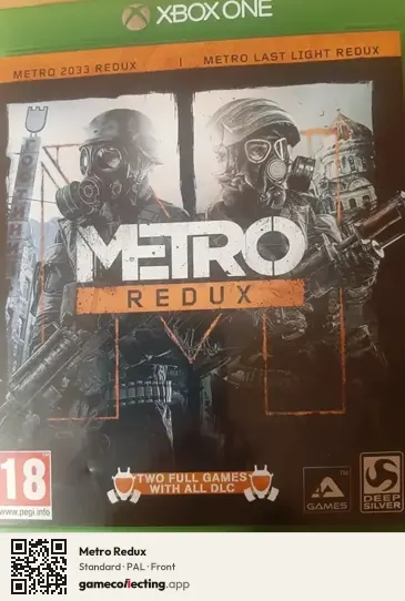 Metro Redux Xbox One, PAL box front