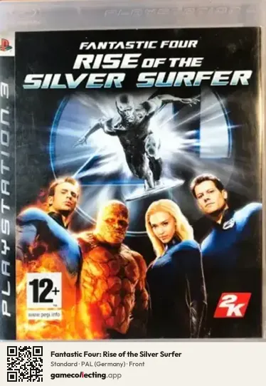 Fantastic Four: Rise of the Silver Surfer PlayStation 3, Germany box front